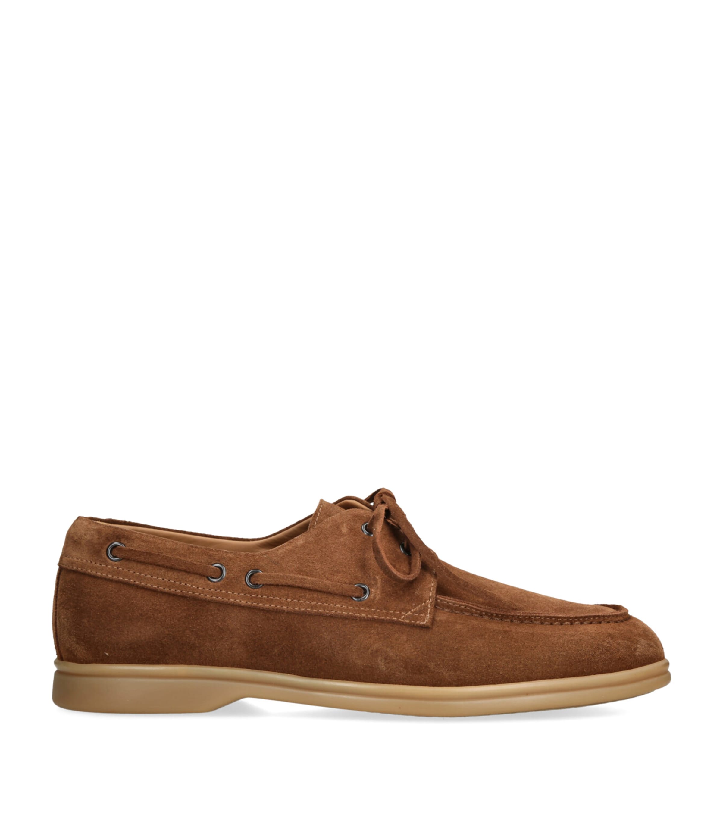 Harrys Of London Suede Marina Derby Boat Shoes