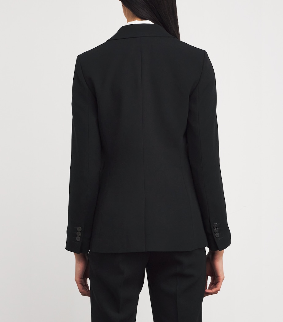 Admiral Crepe Staple Blazer BLACK - 001 Image 4