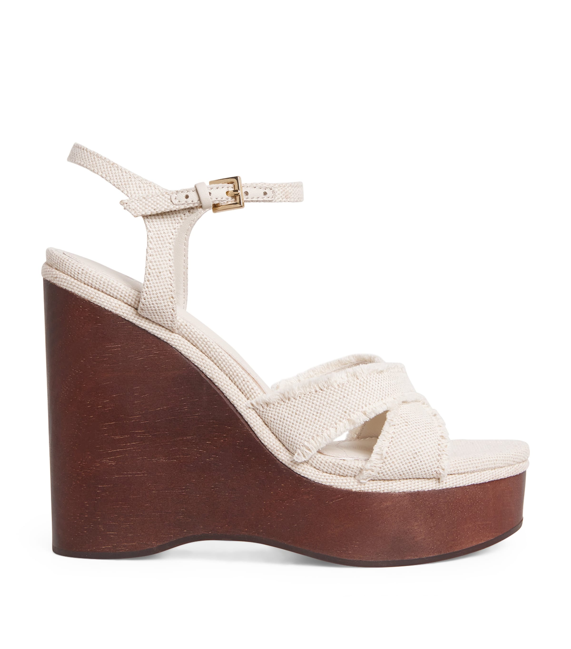 Paige Canvas Harlow Wedges 45