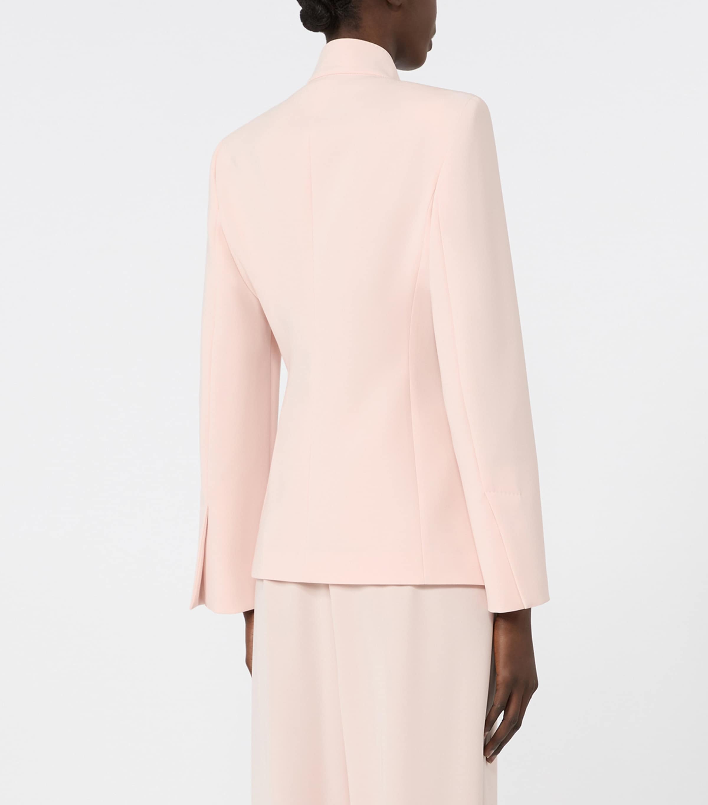 Max Mara Womens Sash-Tie Blazer Pink Image 4
