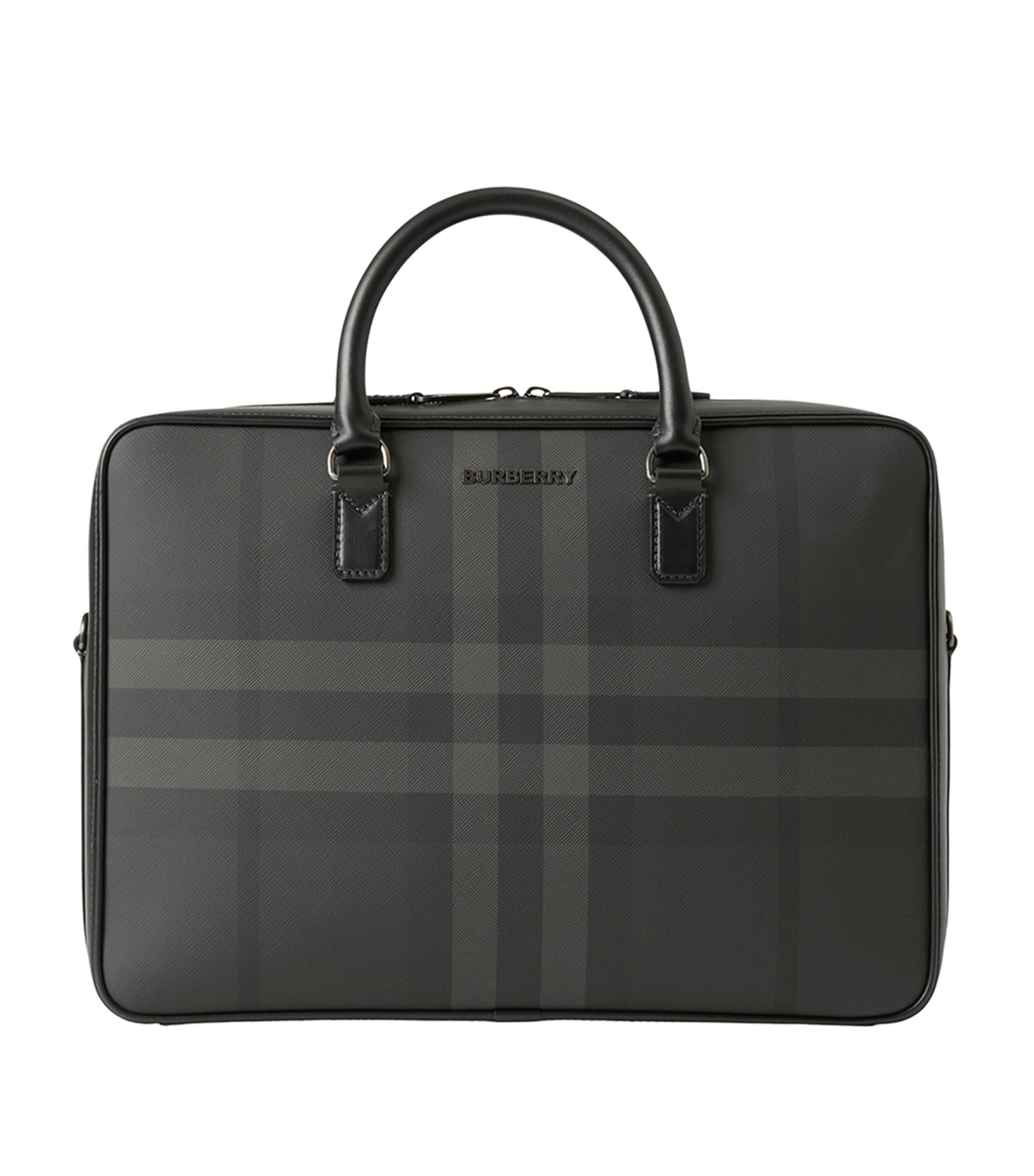 Burberry Black Ainsworth Briefcase | Harrods US
