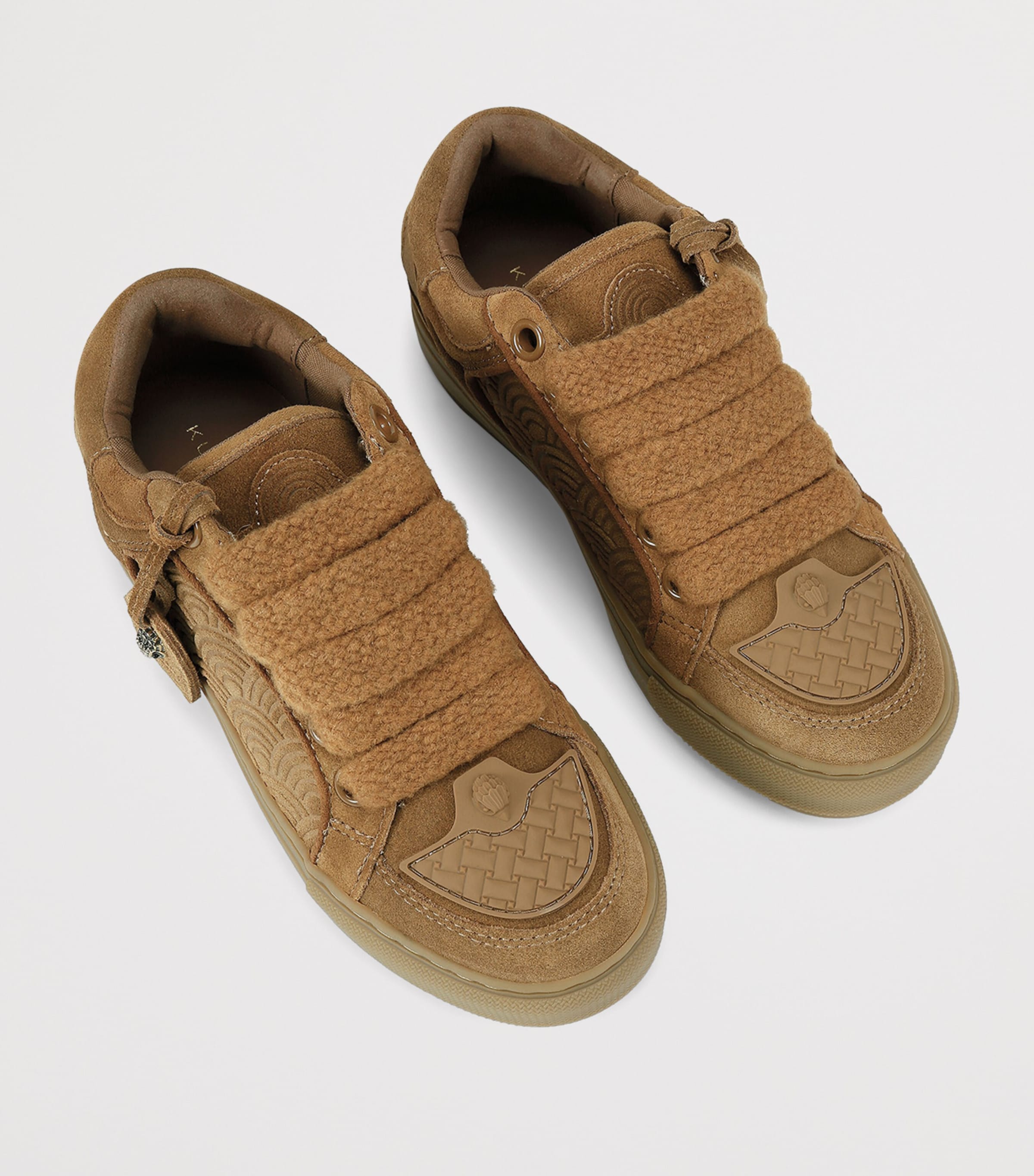 Suede Southbank Tag Sneakers CAMEL Image 4