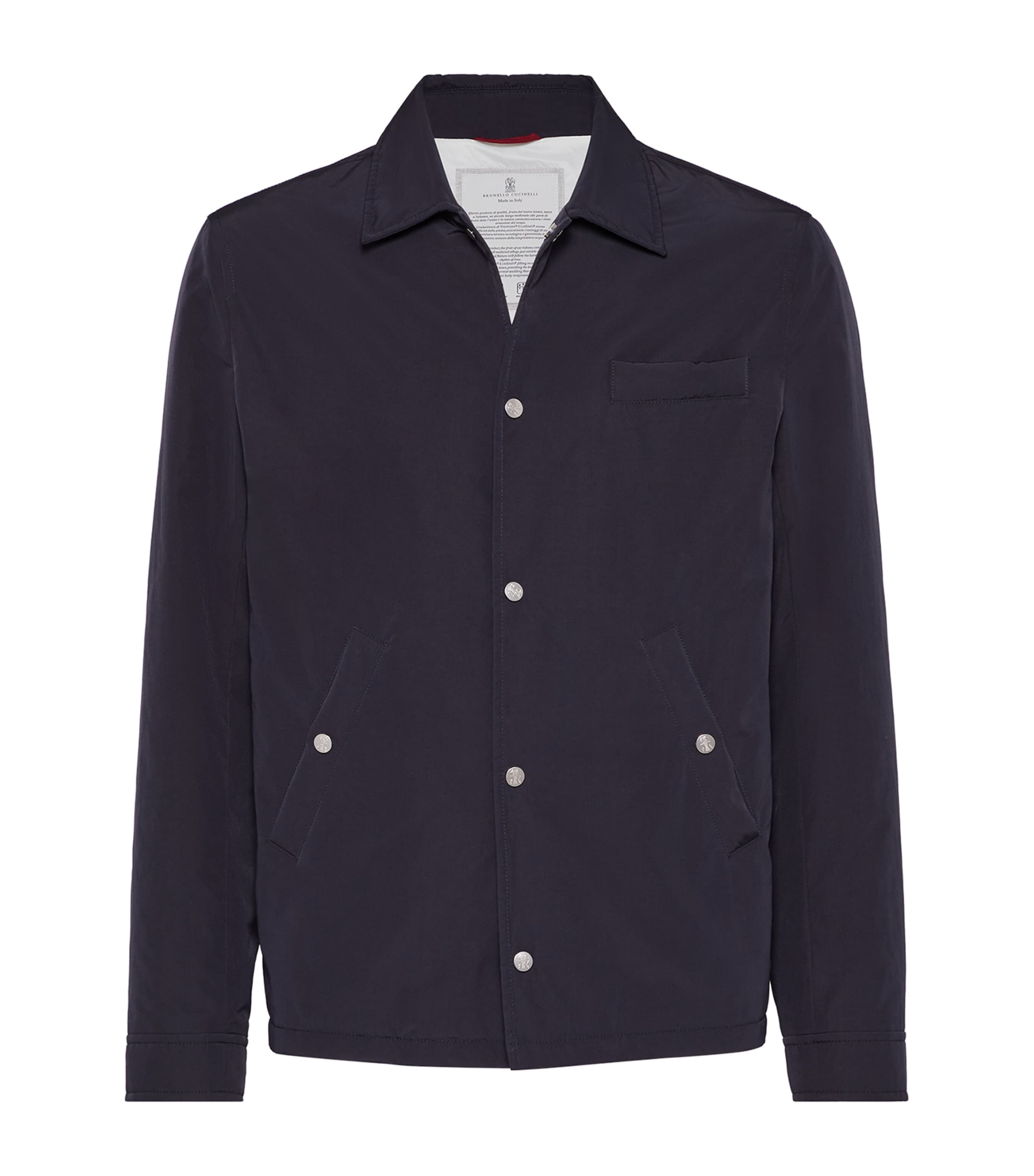 Shop Brunello Cucinelli Water-resistant Jacket In Blue