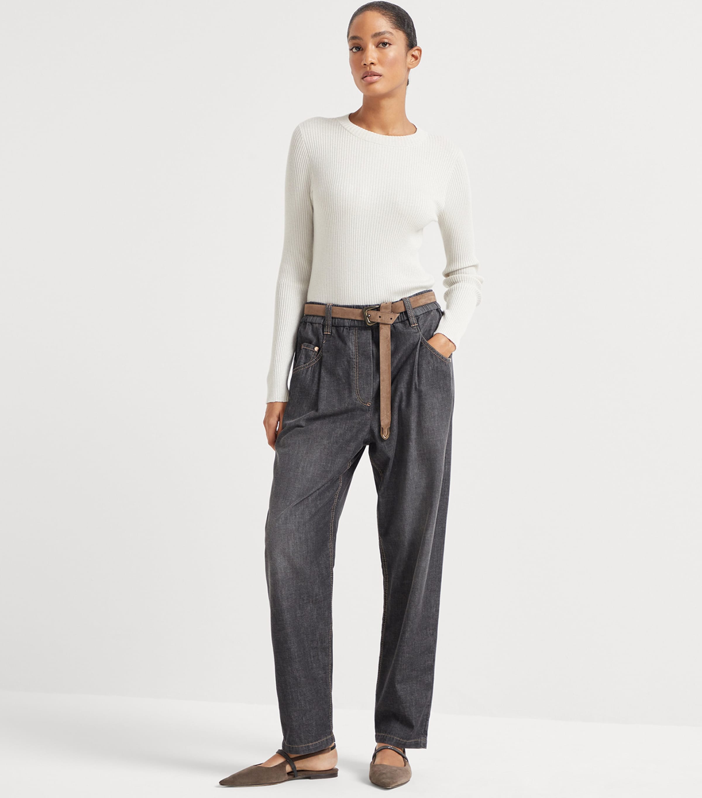 Denim Trousers C8972 Image 5