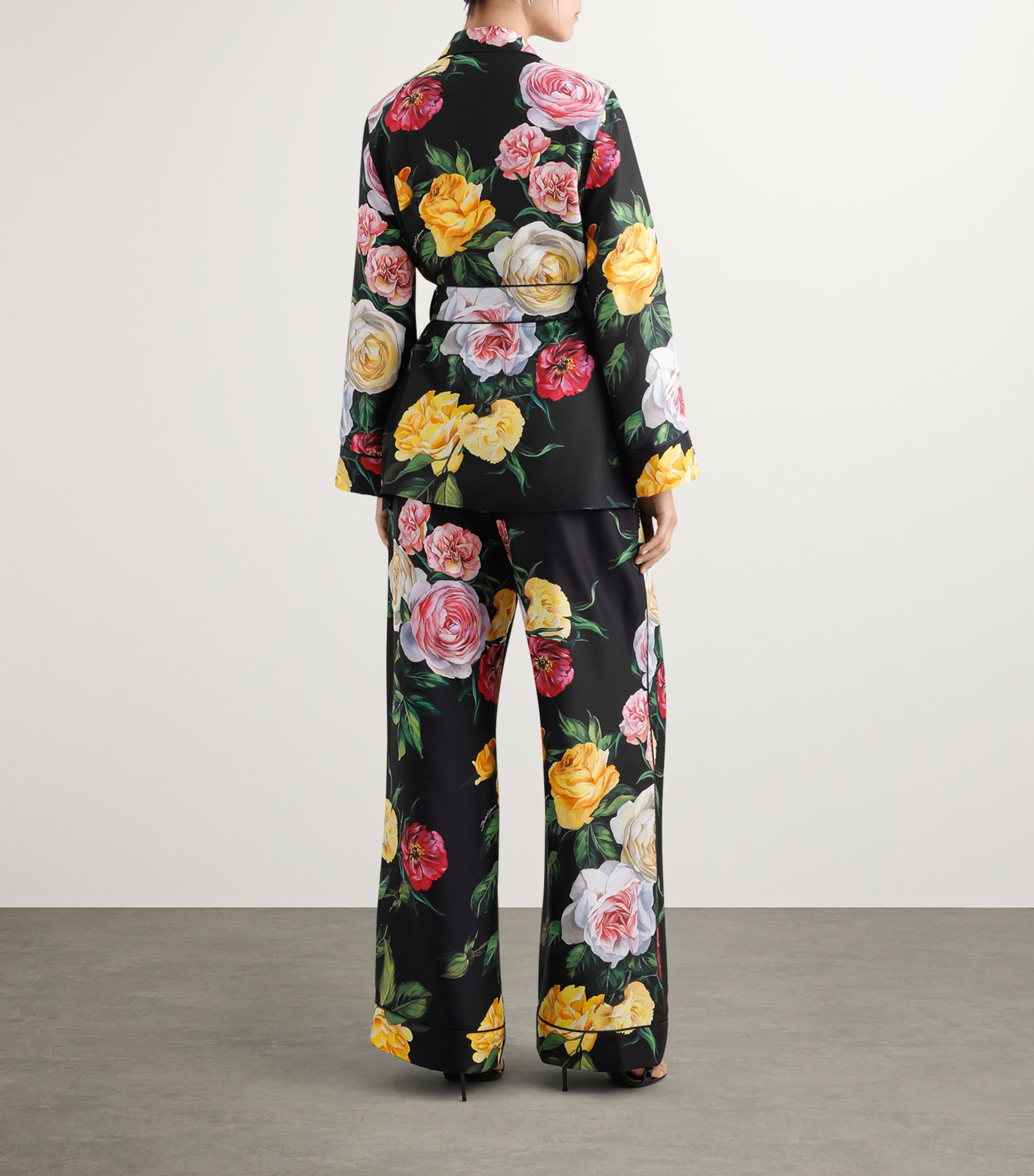 Silk Floral Trousers HN5IY-PEONIE/ROSE F. Image 5