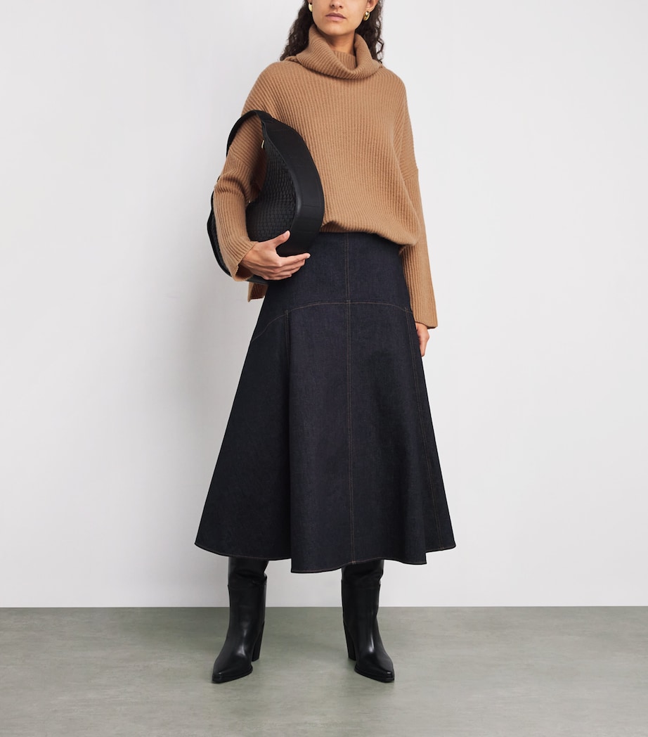 Cashmere Rollneck Sweater CAMEL Image 2