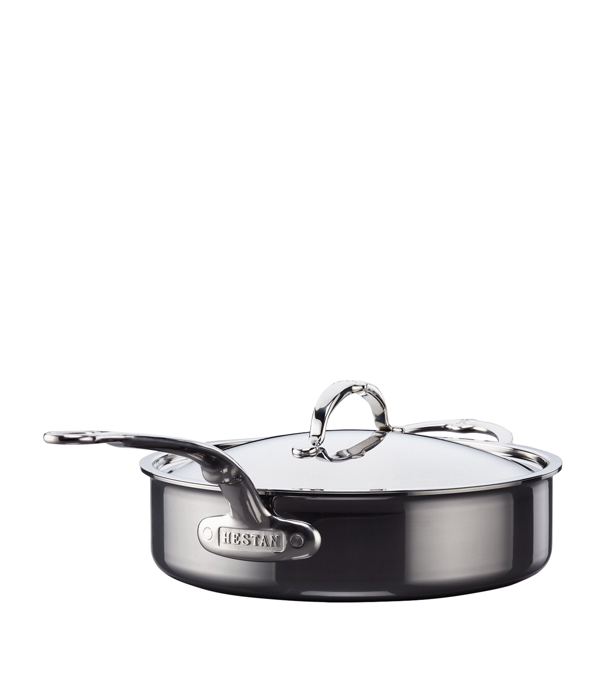 Stainless Steel NanoBond Sauté Pan with Lid (26cm) SILVER Image 8