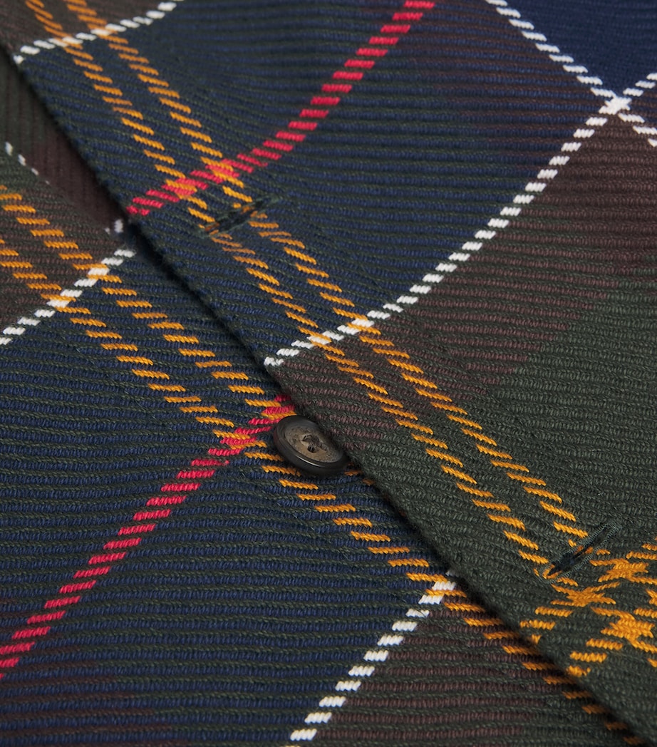 Barbour Mens Cotton Oversized Tartan Overshirt Classic Tartan Image 6