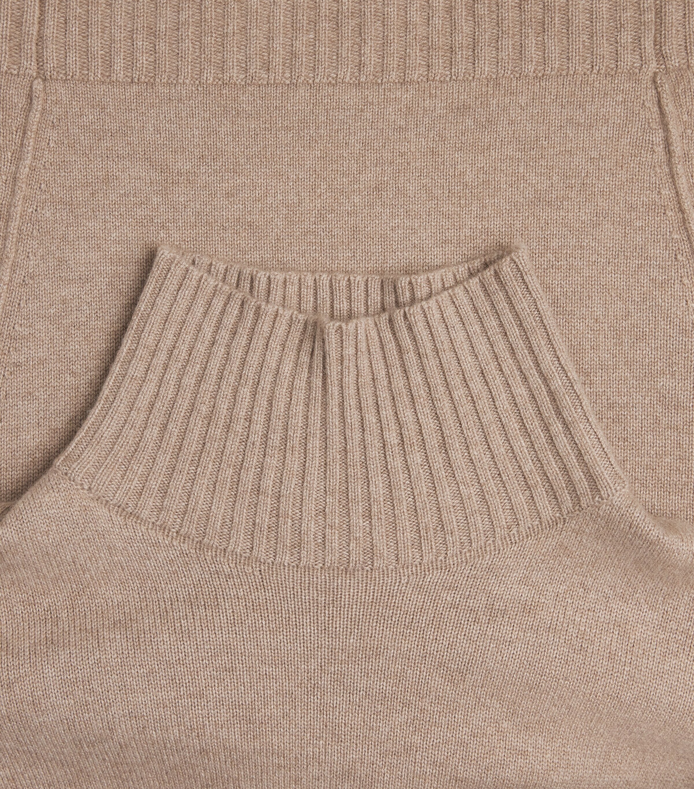 Lafayette 148 Womens Cashmere Funnel-Neck Sweater Hickory Melange Image 6
