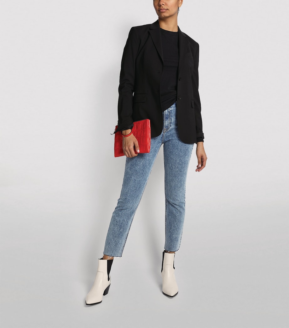 long-sleeve cotton T-shirt BLACK BLACK Image 2