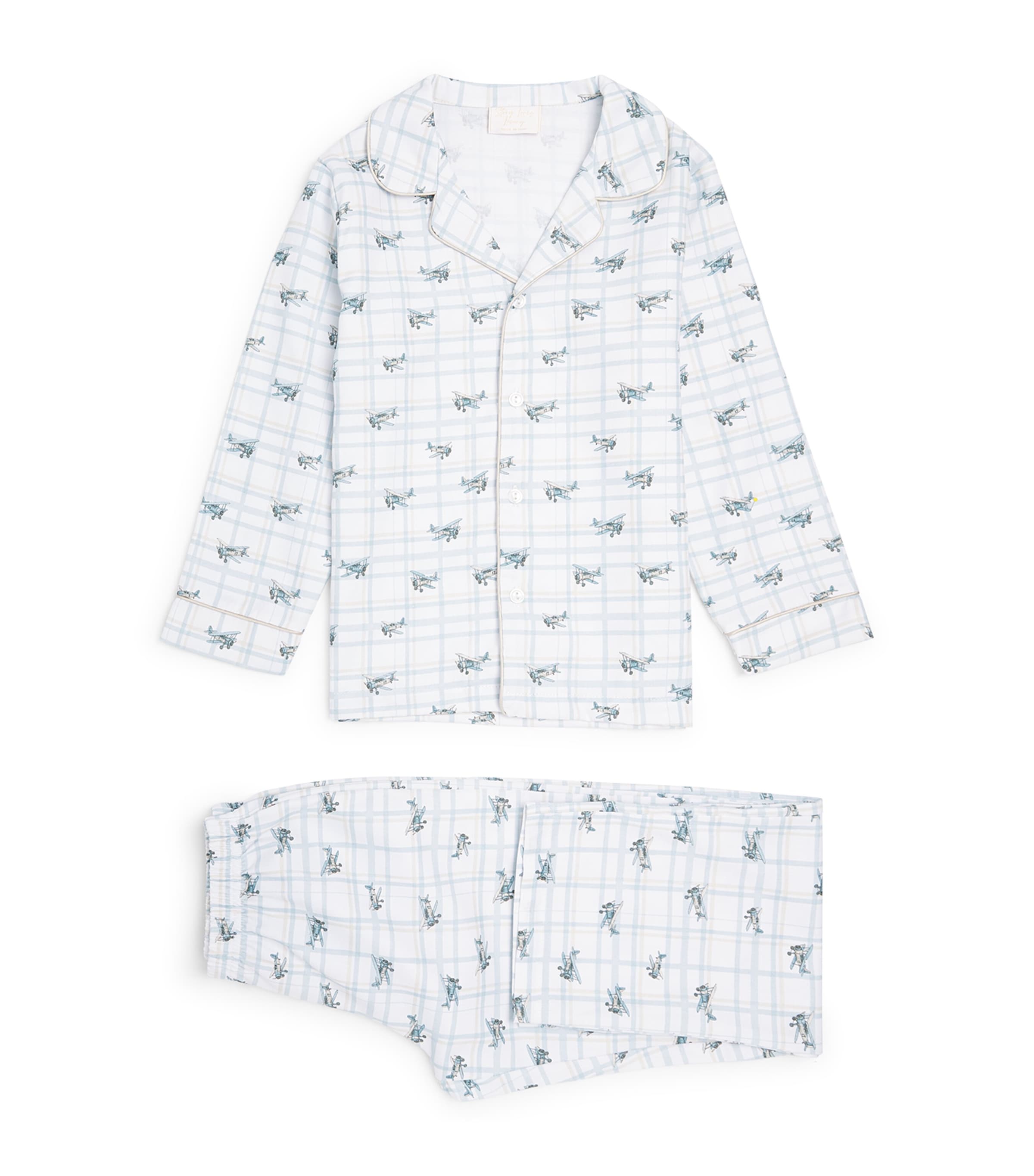 Story Loris Airplane Pyjama Set (3-14 Years) Image 1