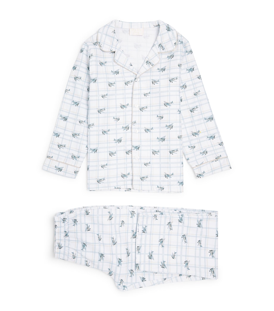 Story Loris Airplane Pyjama Set (3-14 Years) Image 1
