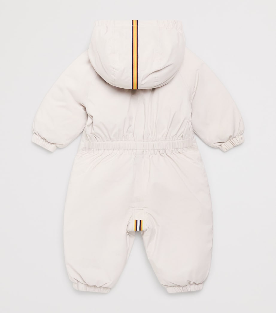 x K-Way Hooded Snowsuit (6-24 Months) GREY PEARL Image 2