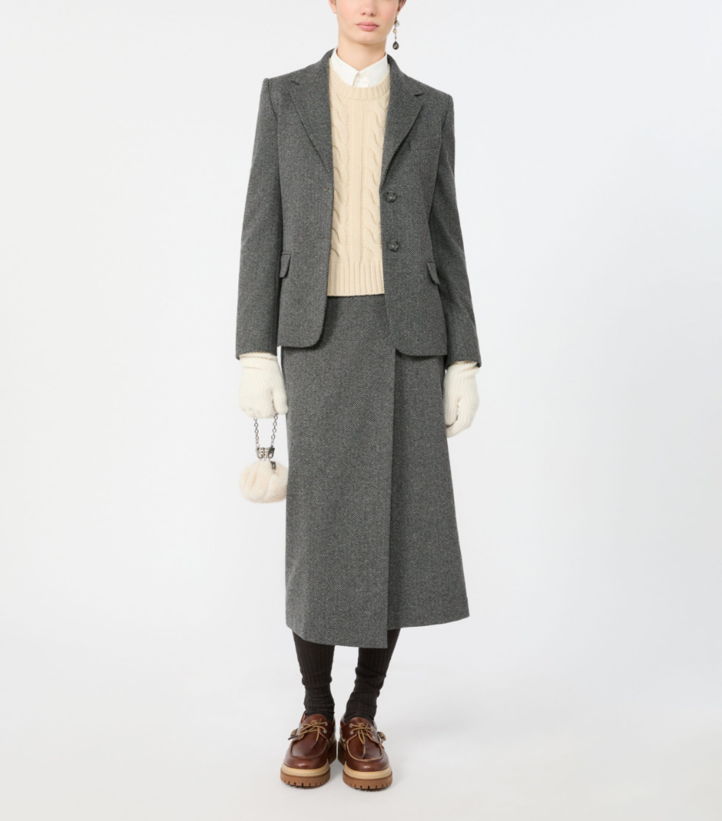 Weekend Max Mara Womens Cotton Shirt White Image 2