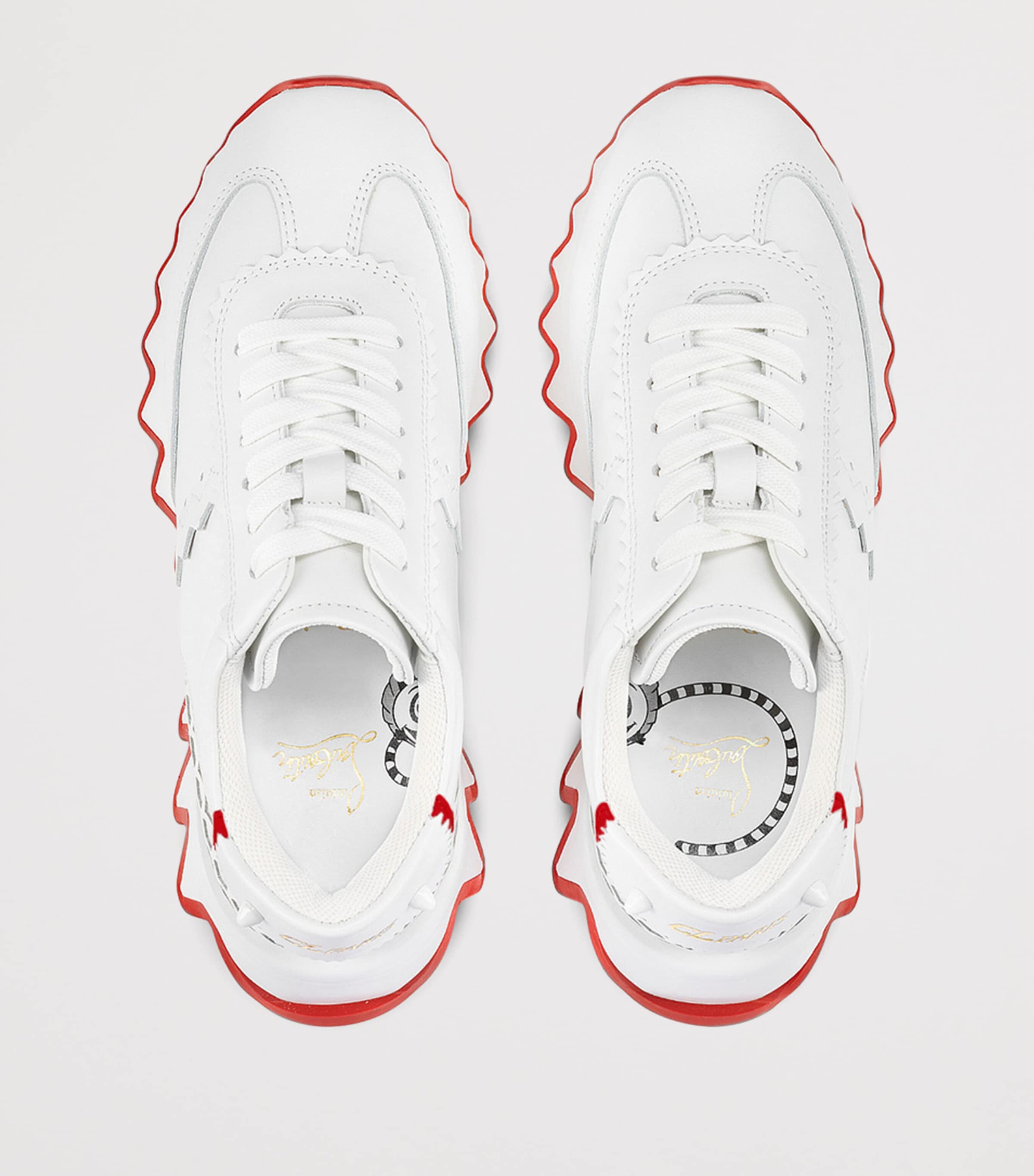 Mini Shark Leather Sneakers W222 Image 3