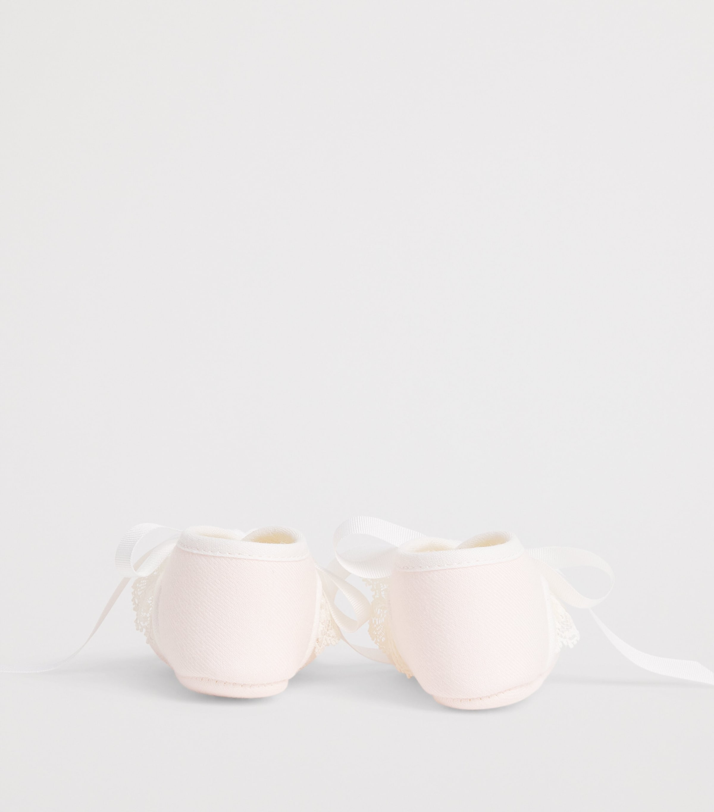 Paz Rodriguez Lace-Trim Ballet Flats Light Pink Image 3