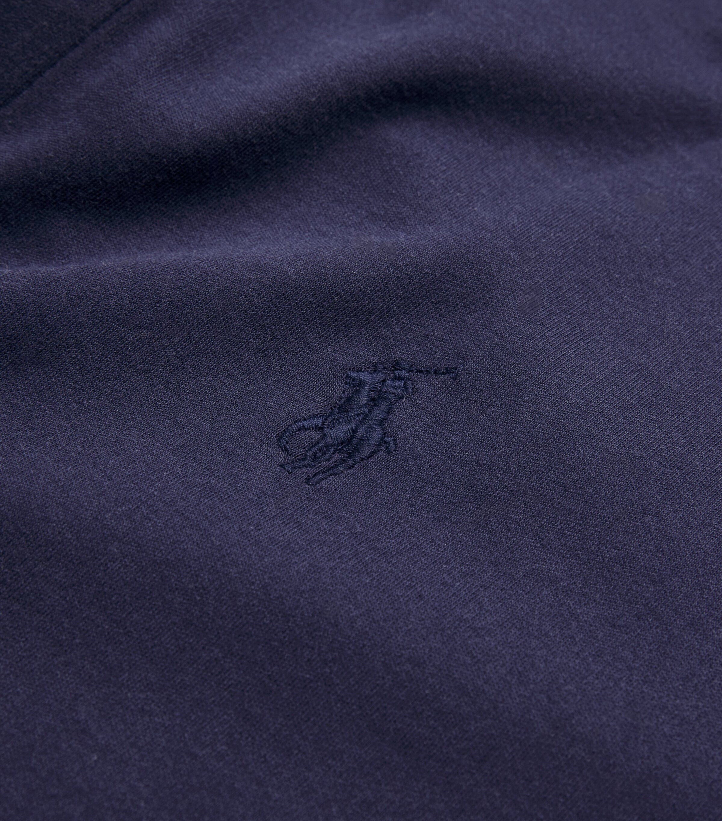 Polo Ralph Lauren Mens Covered-Placket Polo Shirt Navy Image 5