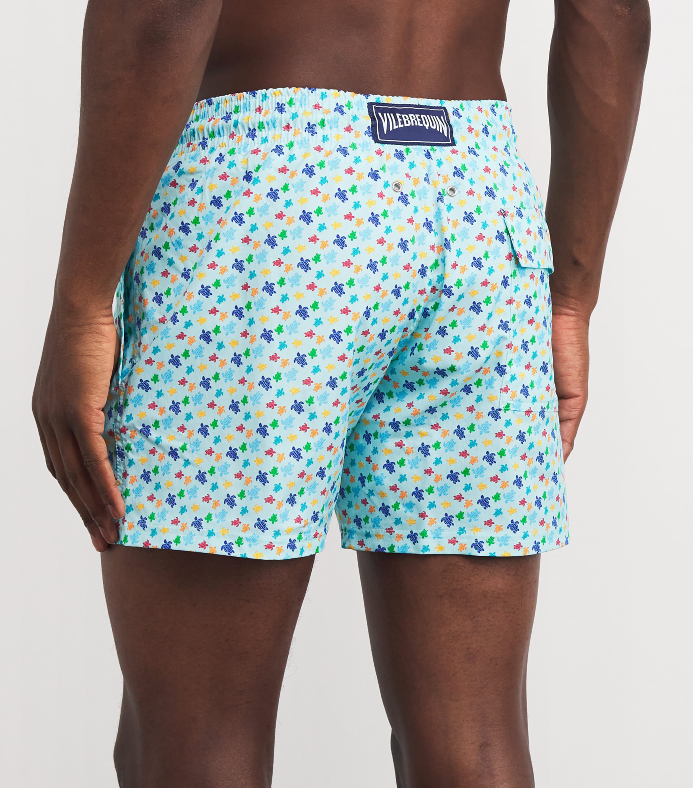 Turtle Print Moorise Swim Shorts 315-PACIFIC Image 4