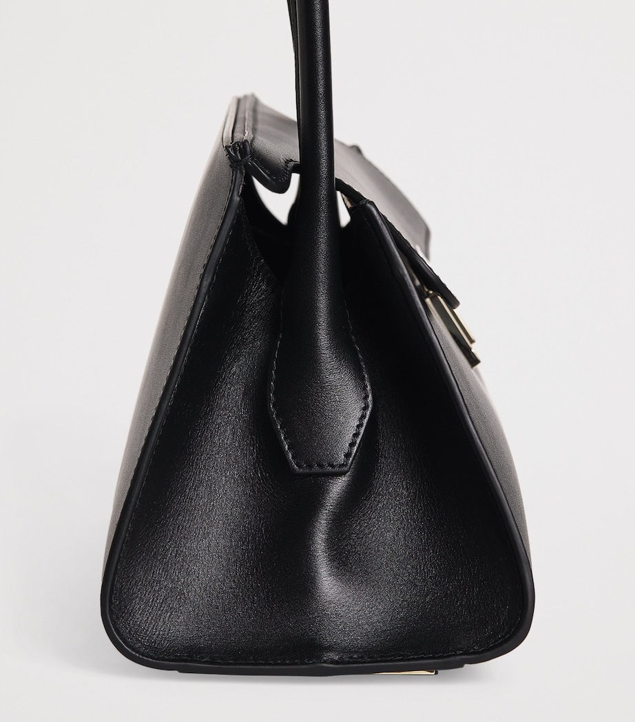 AMI Paris Small Leather Mimi Shoulder Bag Noir Image 5