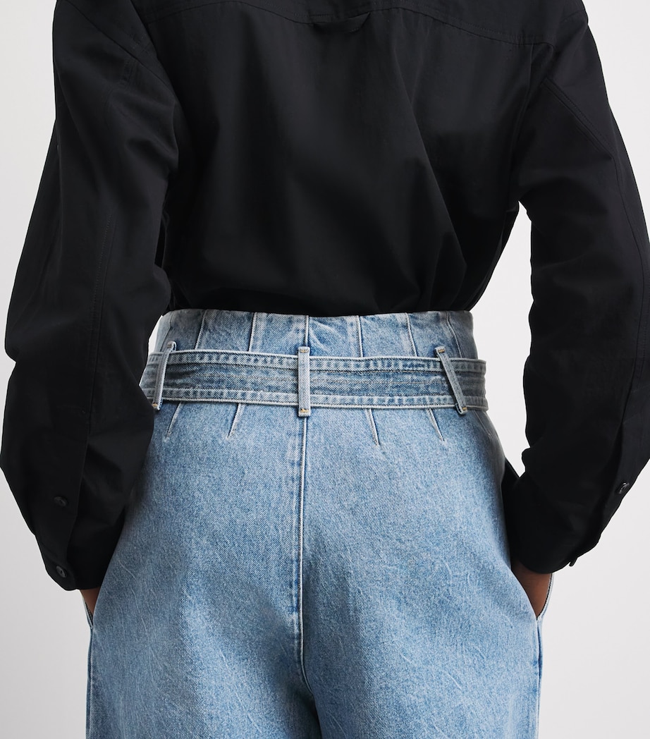AGOLDE Womens x Maria McManus Corset Wide-Leg Jeans Ckind Image 3