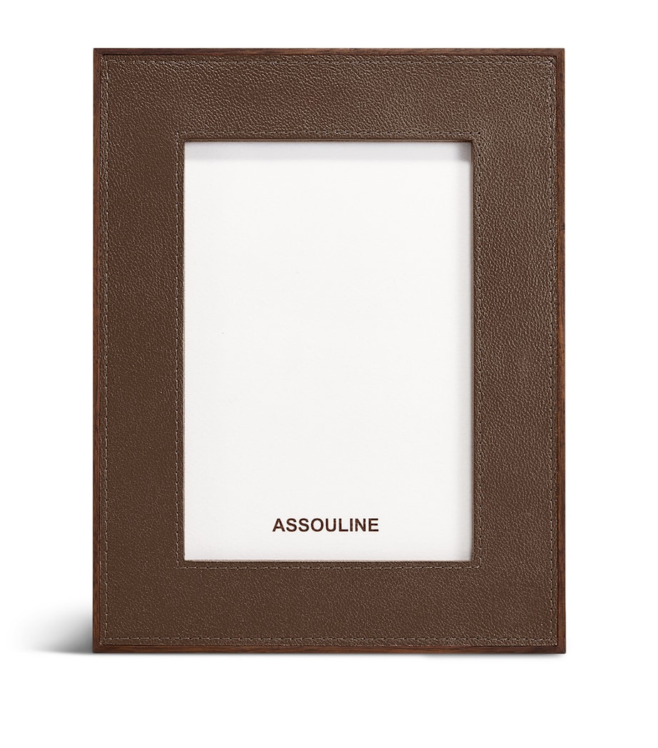 Leather Heritage Frame (5" x 7") BROWN Image 1