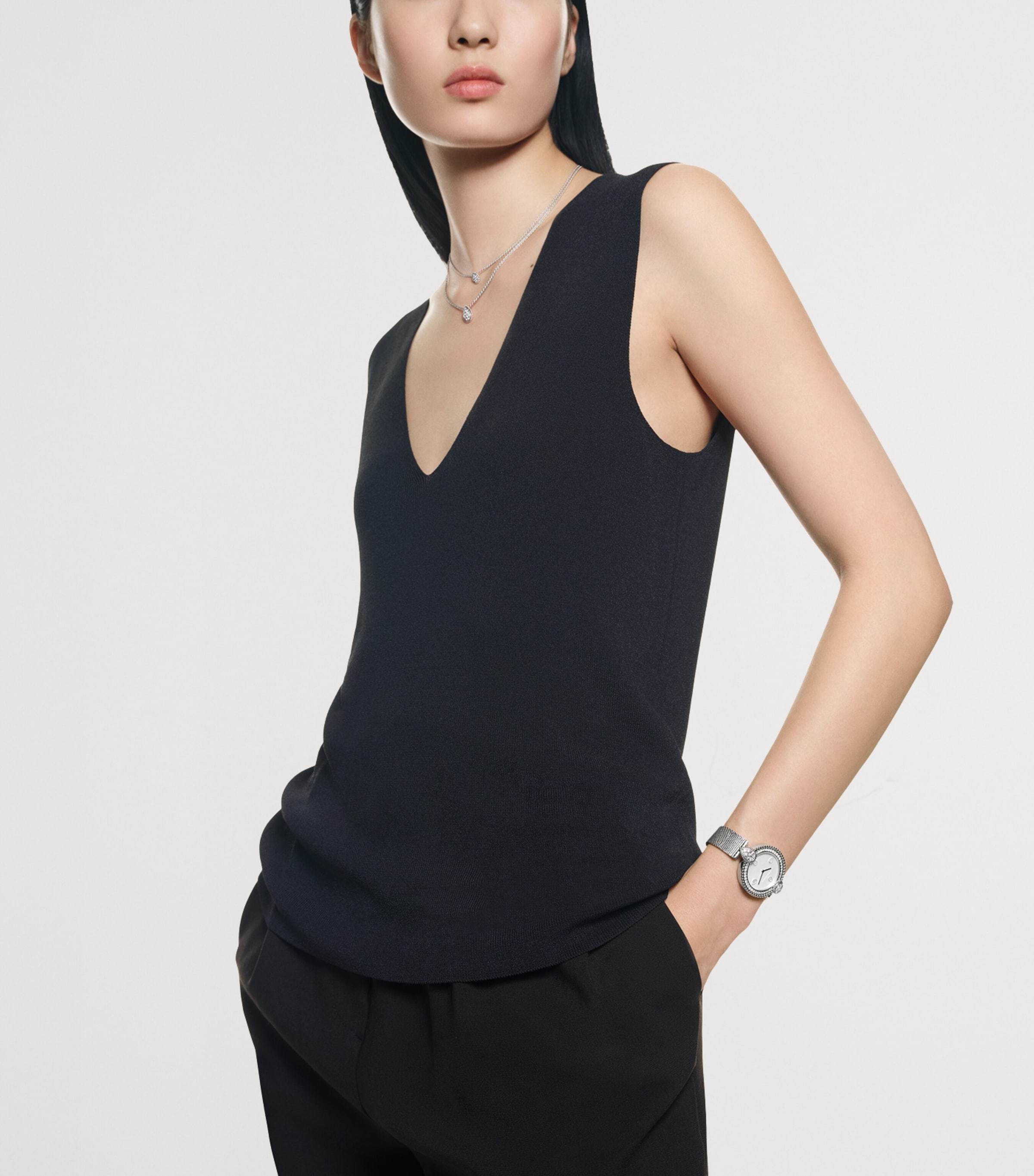 Steel and Diamond Serpent Bohème Watch 32mm YELLOW GOLD Image 2