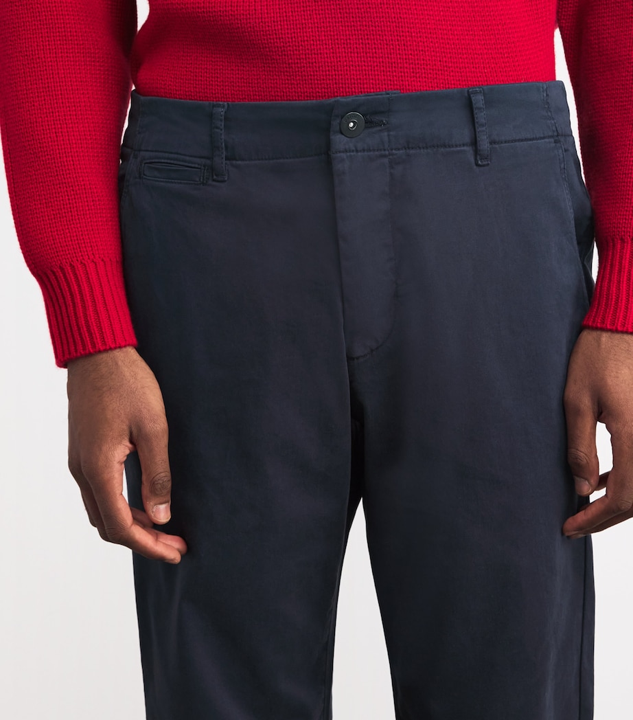 Stretch-Cotton Vincent Chinos DEEP ANCHOR Image 6