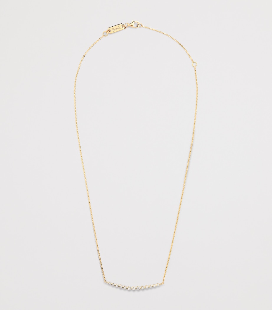 Yellow Gold and Diamond Graduating Pendant Necklace (0.50ct) YELLOW GOLD Image 3