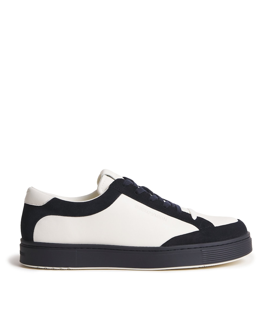 Leather Suede-Detail Sneakers MB513 Image 1