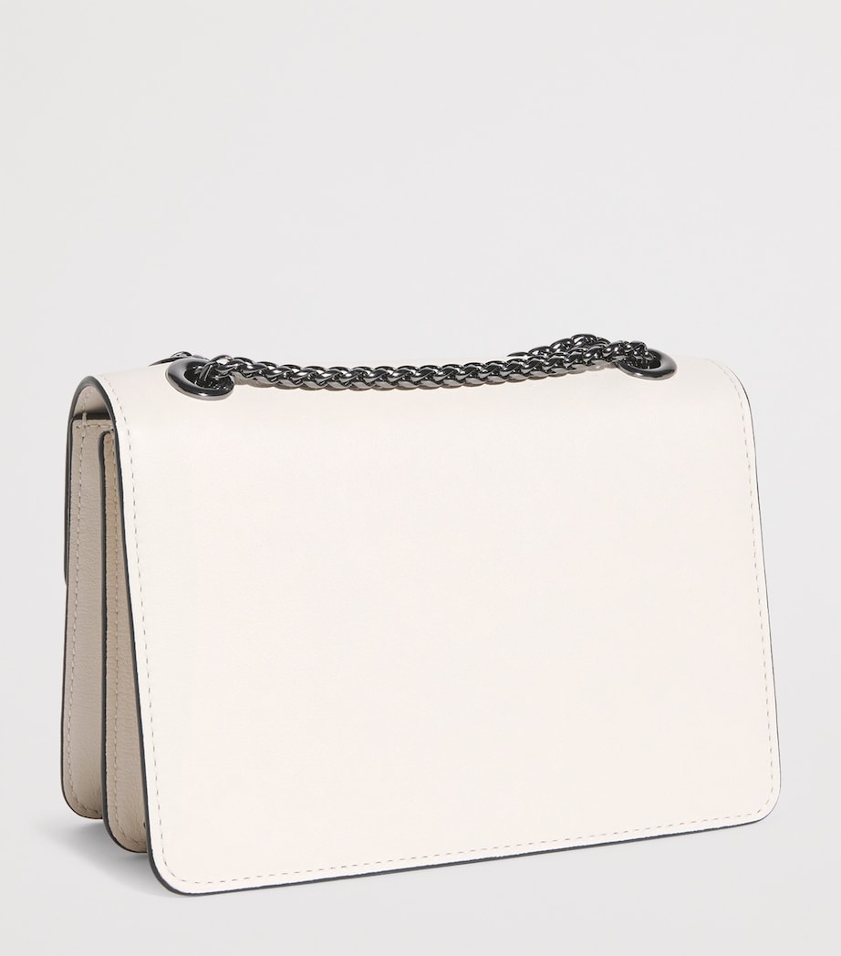 Mini Leather East/West Shoulder Bag 971 WHITE Image 3
