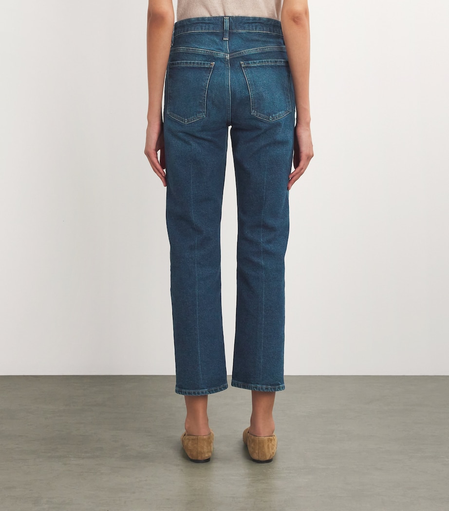 Citizens of Humanity Womens Zurie Ankle Straight Jeans Wndrlust (dk Indgo) Image 4