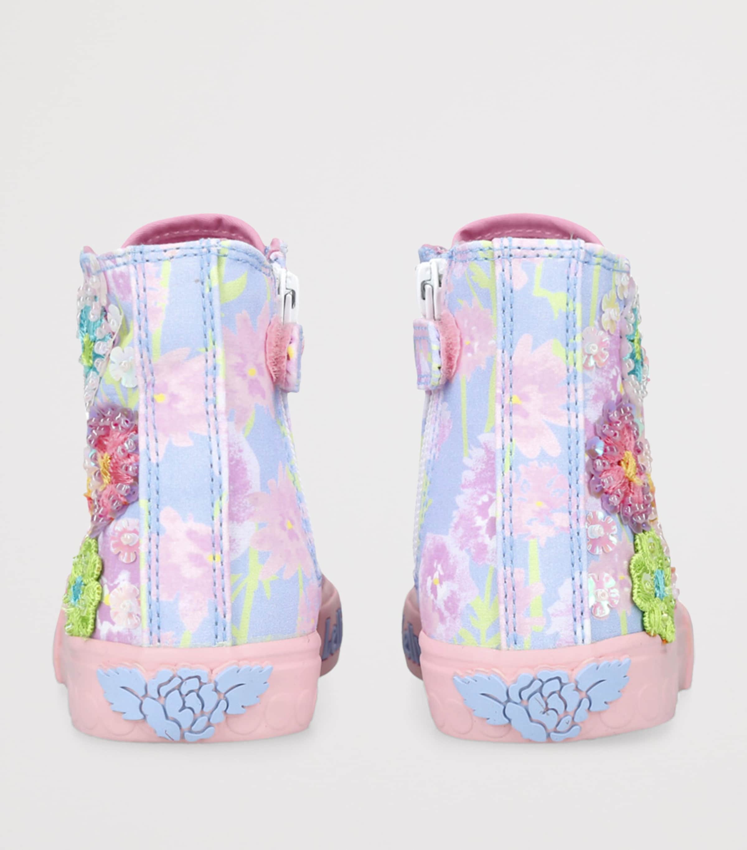 Lelli Kelly Canvas Eloise Sneakers Lilac Image 2