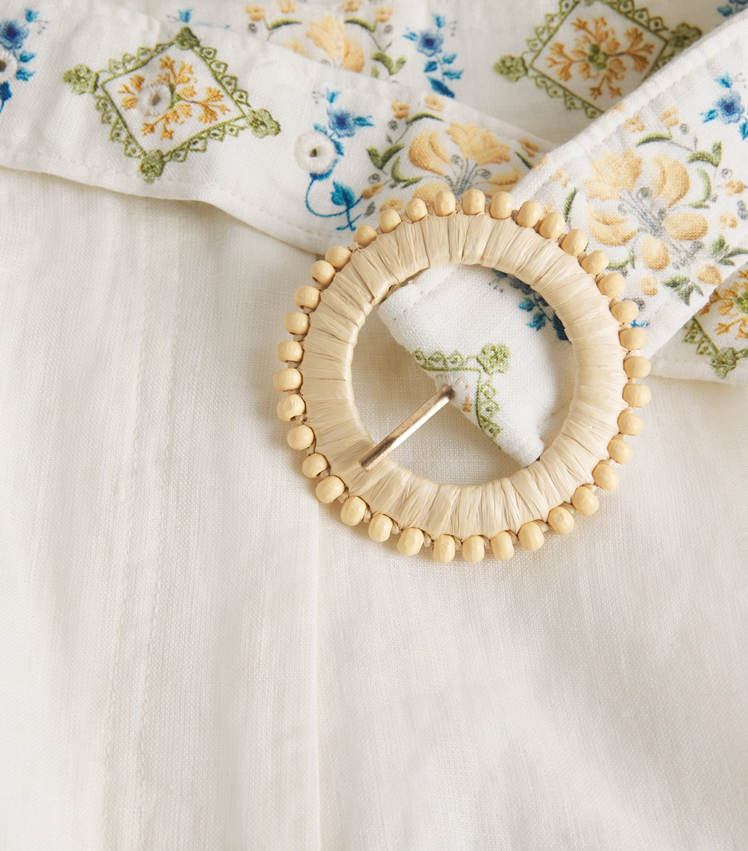 Linen Belted Shorts MY HOMESPUN HRT HMHR Image 5