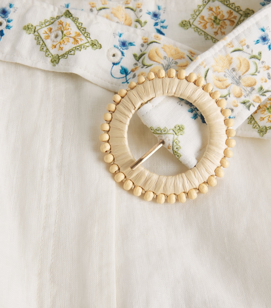 Linen Belted Shorts MY HOMESPUN HRT HMHR Image 5