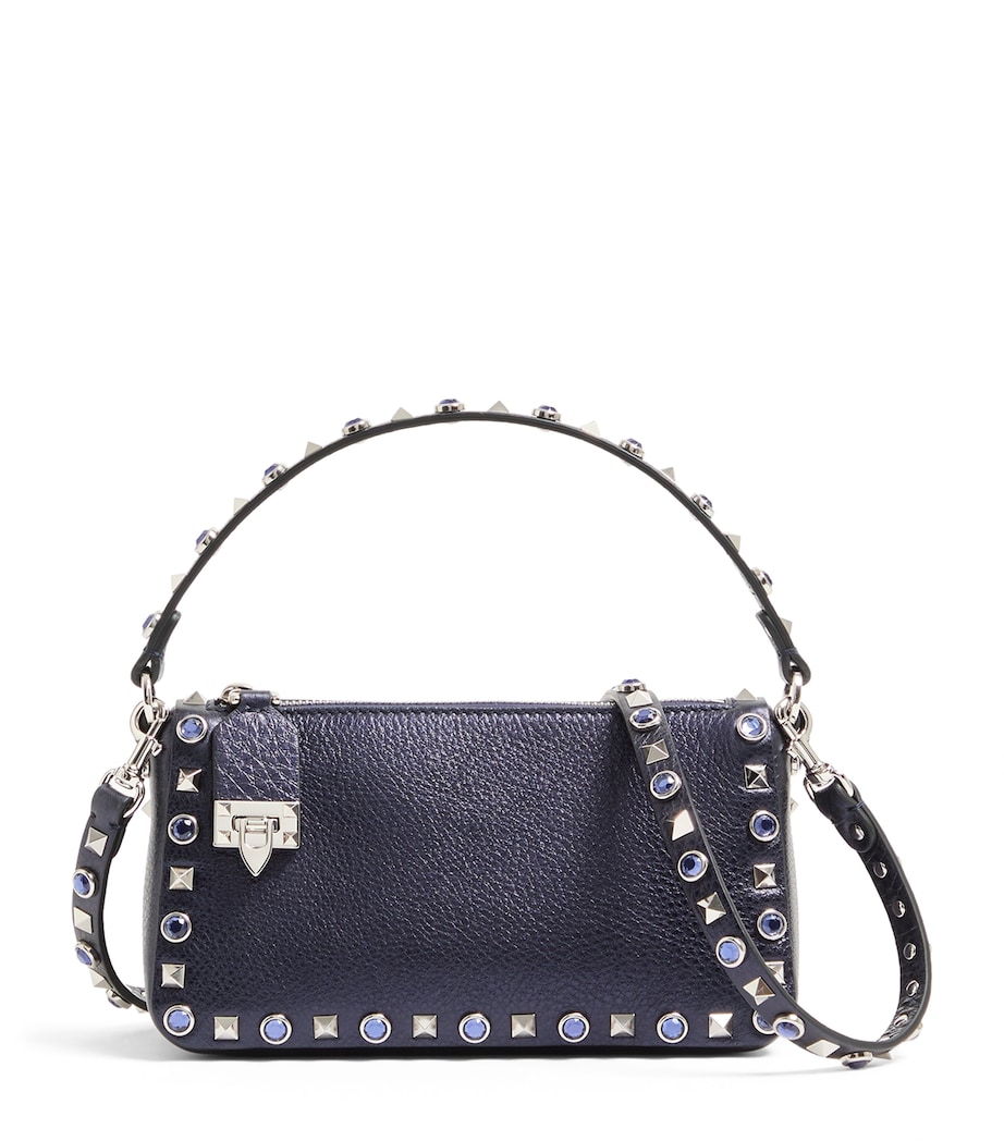 Valentino Garavani Small Leather Rockstud Shoulder Bag Image 1