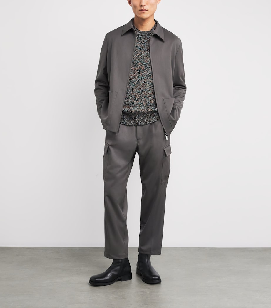 Wool Speckled-Knit Sweatshirt BOSCO 380 Image 2