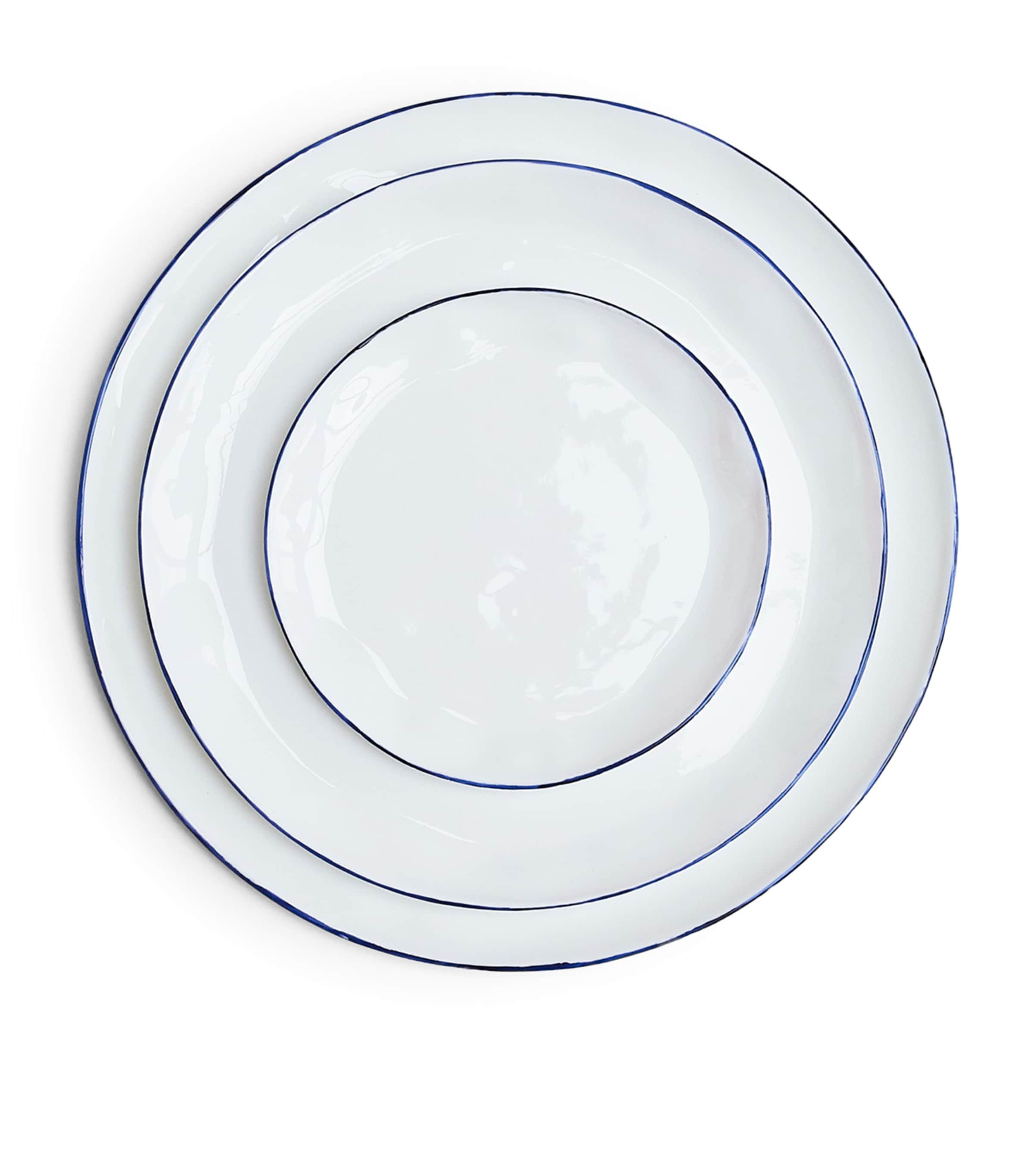 Set of 4 Cobalt Cake Plates (16cm) COBALT (BLUE) Image 4