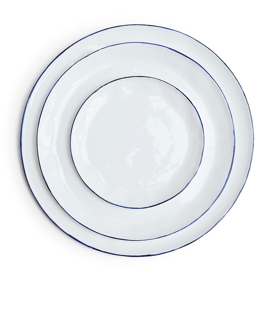 Set of 4 Cobalt Cake Plates (16cm) COBALT (BLUE) Image 4