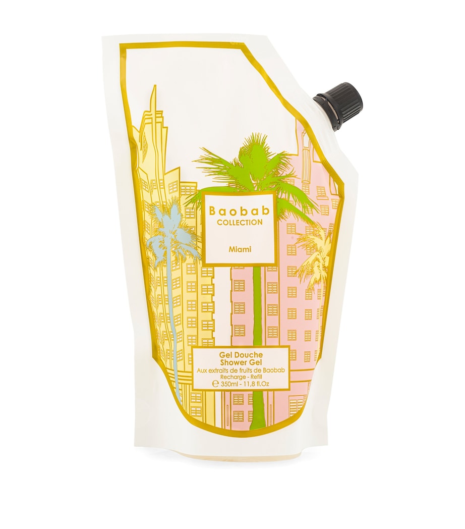 Miami Shower Gel (350ml) - Refill WHITE Image 1