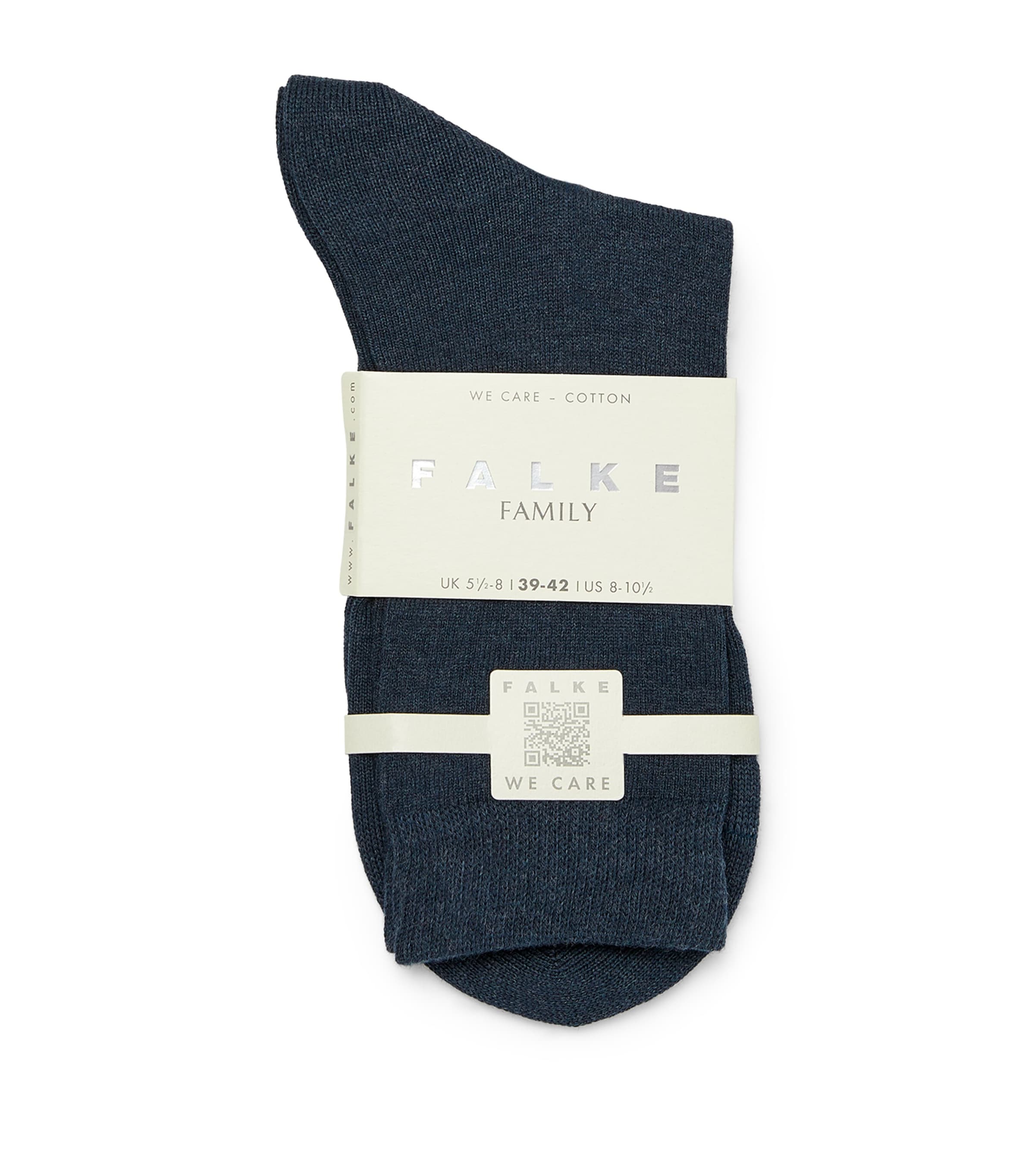 Falke Cotton Family Socks In Navy