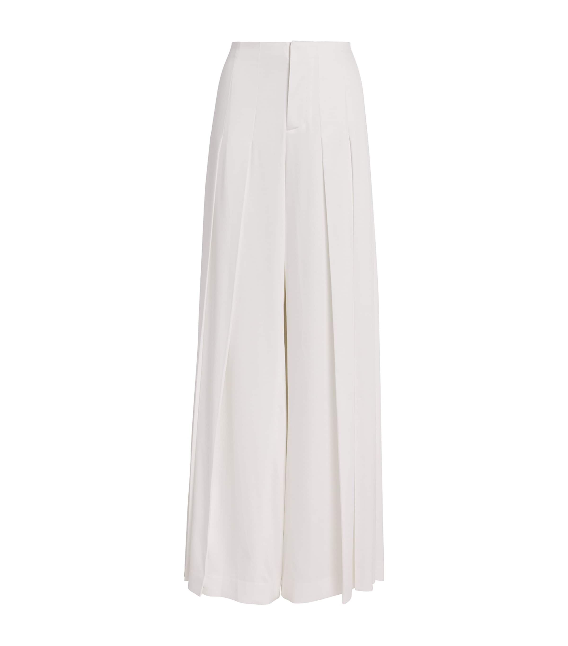[リンク]Alice+Oliviaハイワイストワイドレッグパンツ Alice+Olivia Ainslie Wide-Leg Trousers | Harrods US