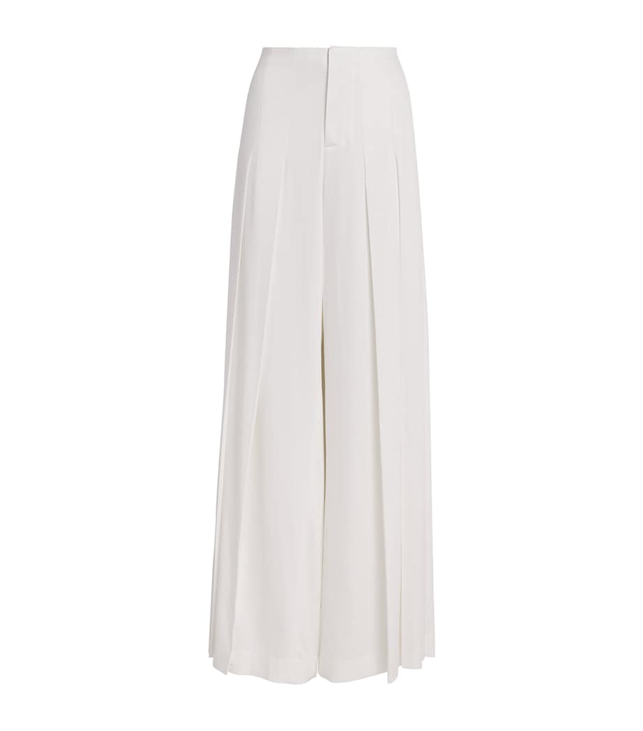 Ainslie Wide-Leg Trousers A127 OFF WHITE Image 1