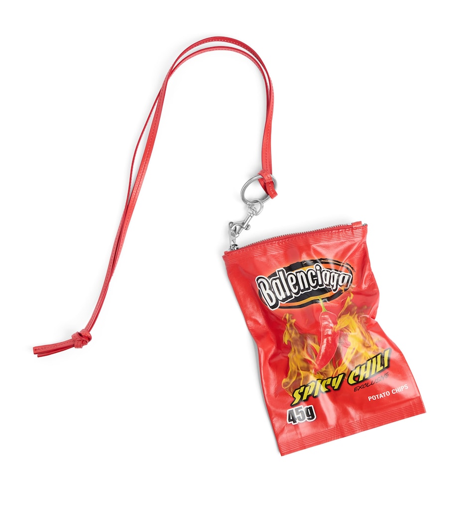 Calf Leather Chips Phone Pouch 6450 Image 2