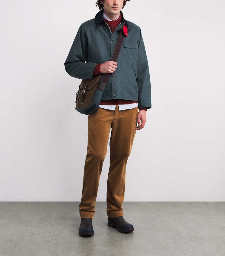 x Paul Smith Transport Waxed Jacket DARK SLATE Image 2