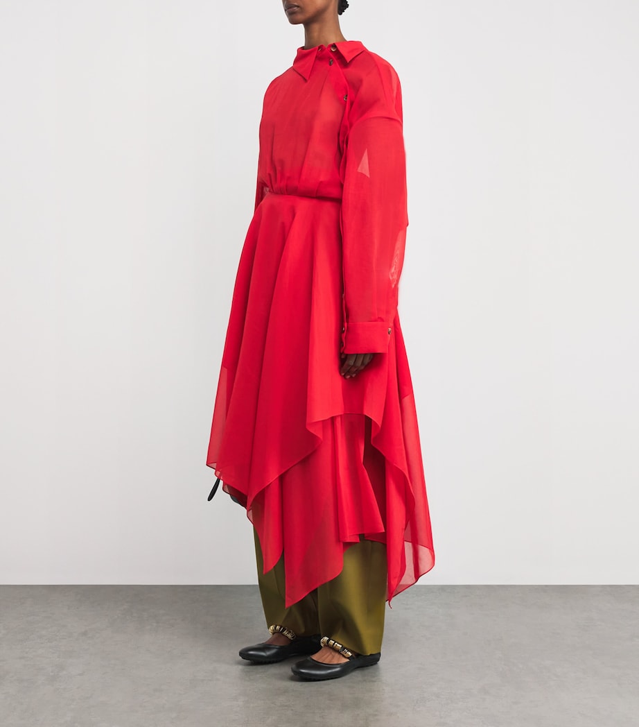 Leather Ballet Flats BLACK Image 5