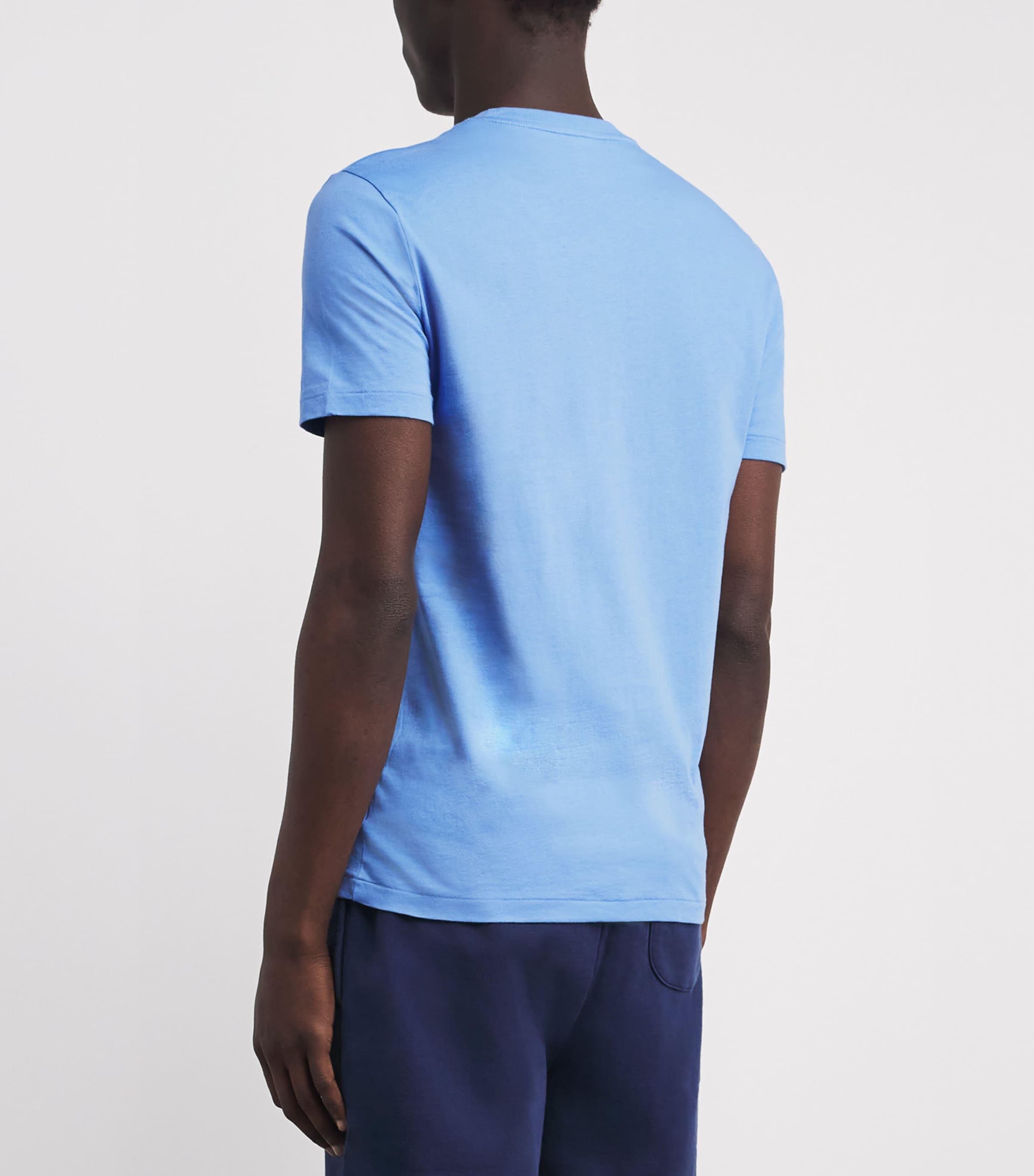 Polo Ralph Lauren Mens Cotton Custom-Fit Polo Pony T-Shirt Bristol Image 5