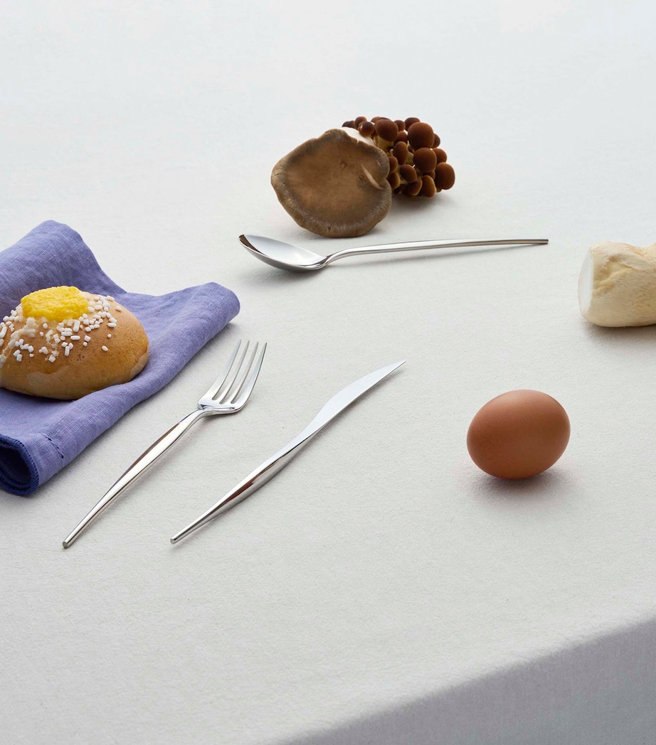 Stainless Steel Natura 24-Piece Cutlery Set STEEL Image 4