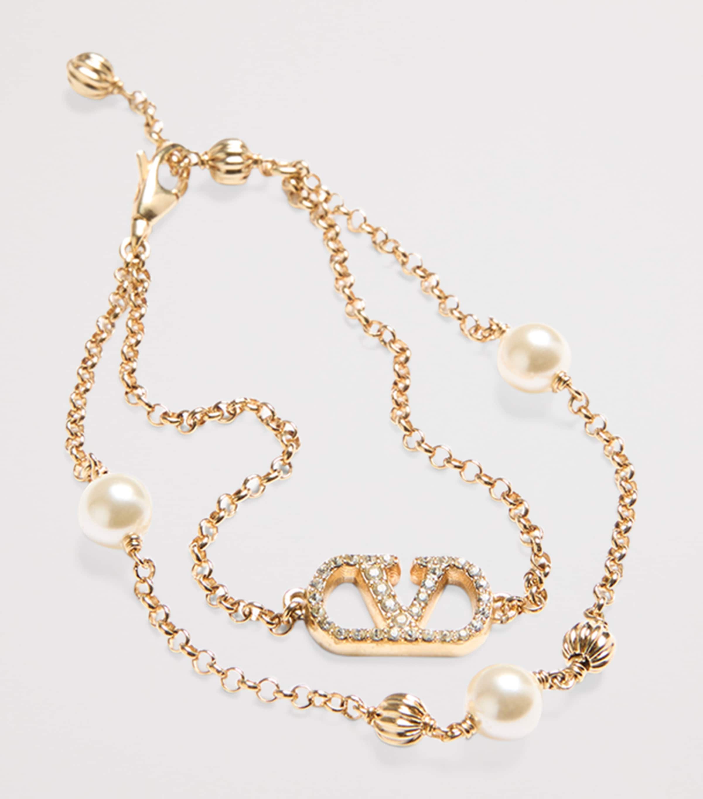 Embellished VLogo Signature Bracelet CNP Image 2