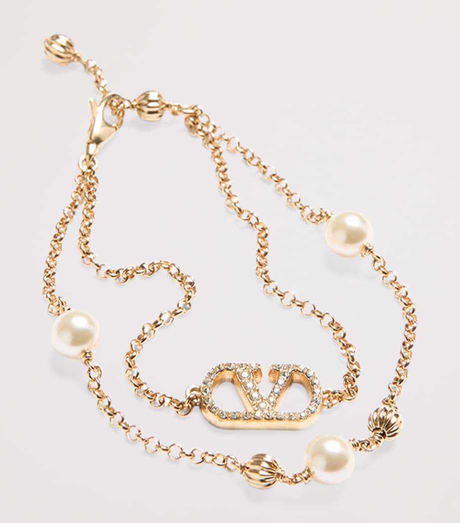 Embellished VLogo Signature Bracelet CNP Image 2