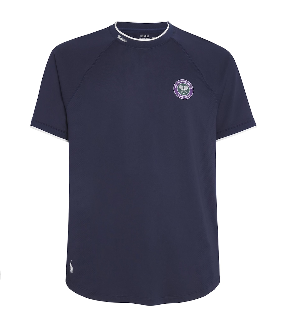 RLX Ralph Lauren x Wimbledon Jacquard Mesh T-Shirt Harrods KW